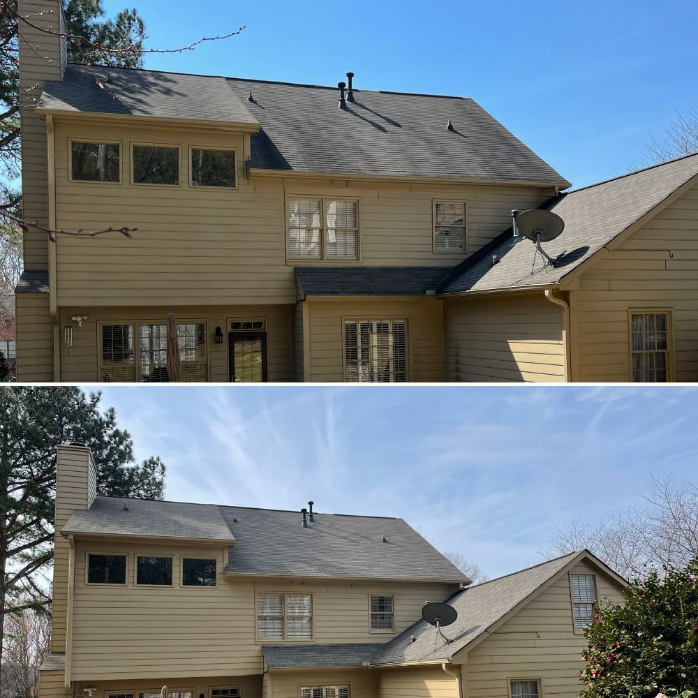 Roof wash in lawrenceville ga