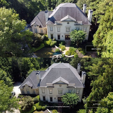 Roof Washing in North Metro Atlanta: How to Remove Black Streaks Without Damage