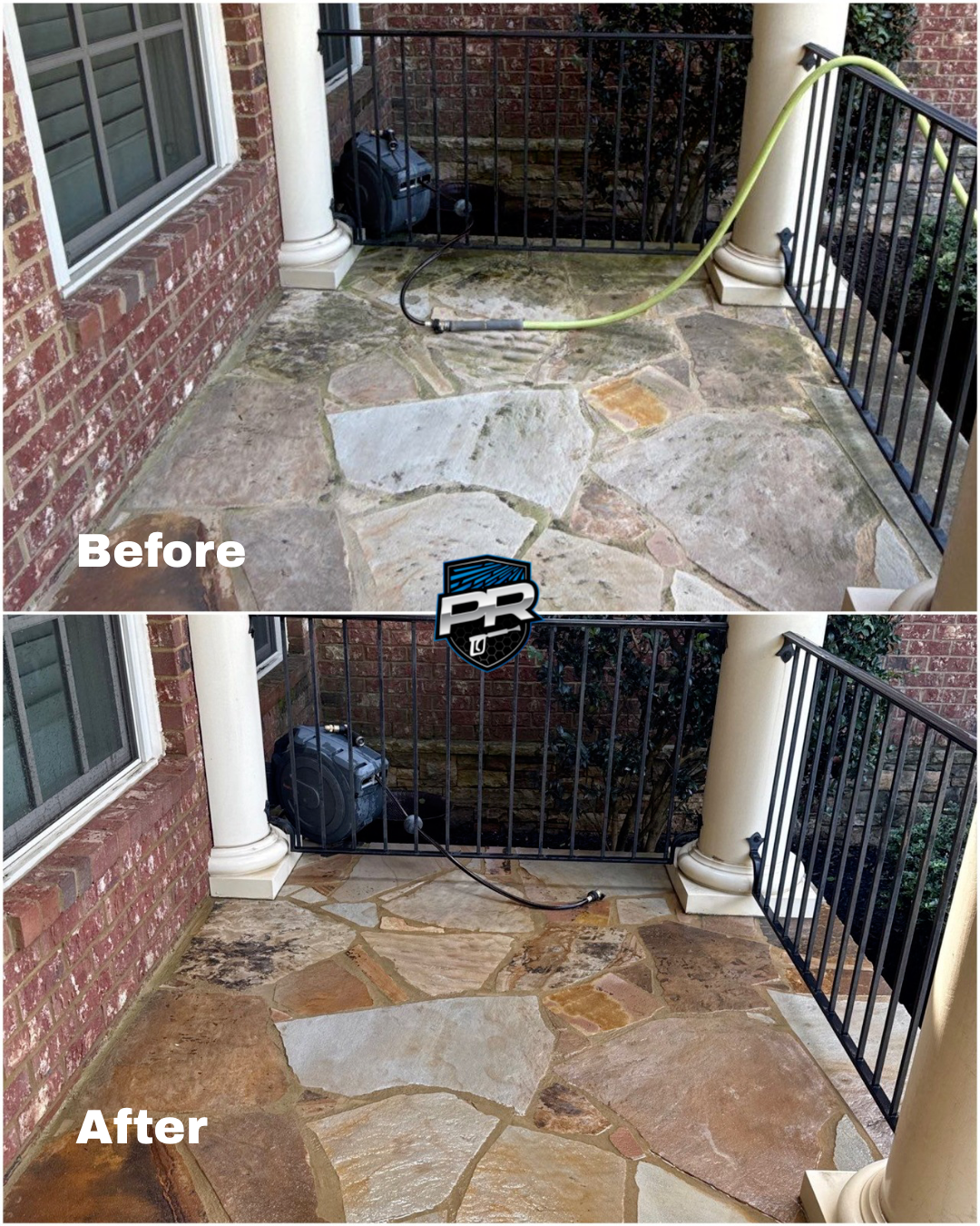 Front Patio Pressure Washing in Lawrenceville, GA