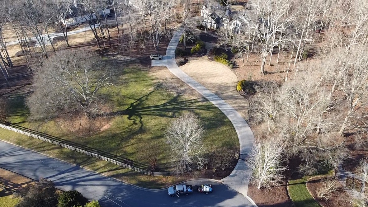 Pressure washing in Suwanee, Ga.